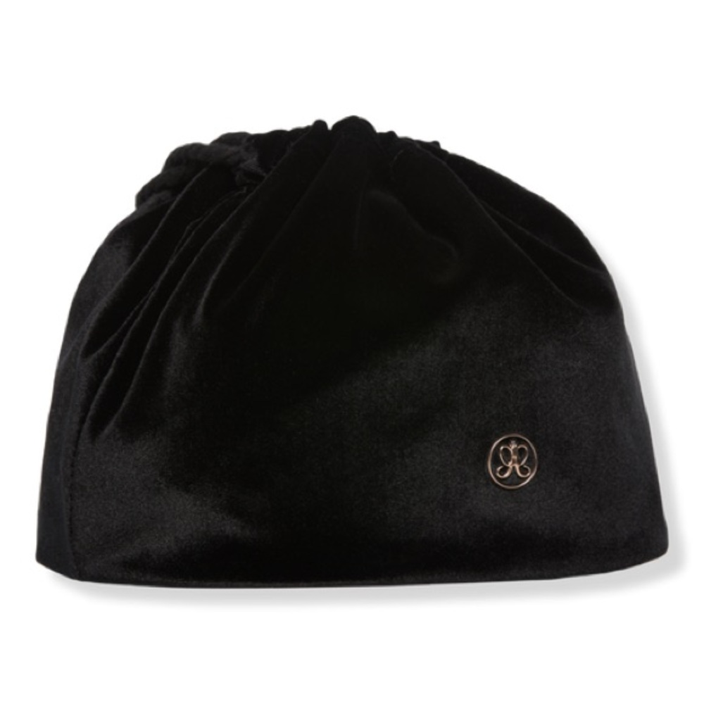 Anastasia Beverly Hills ABH Black Velvet Drawstring Make-Up Cosmetic Bag